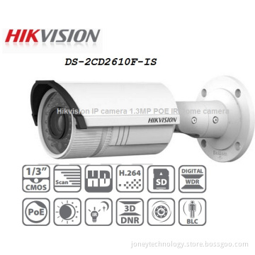 Hikvision IP Camera with 1.3MP IR Bullet, Vari-Focal, Poe (DS-2CD2610F-IS)
